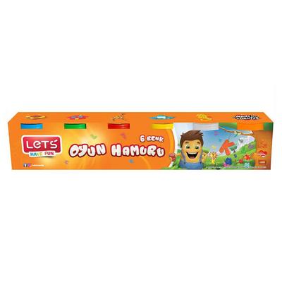 Lets L8450 Oyun Hamuru 6'Lı 690Gr Orta Boy