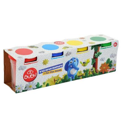 Bubu Oyun Hamuru 4 'Lü Set 500Gr