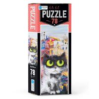 Blue Focus Games Mini Puzzle 78 Parça Cute Cat