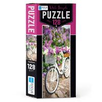 Blue Focus Games Mini Puzzle 128 Parça White Bicycle