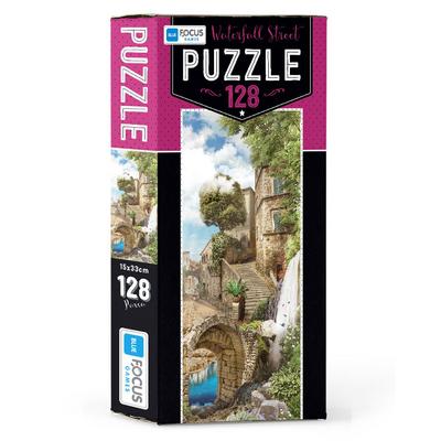 Blue Focus Games Mini Puzzle 128 Parça Waterfall Street