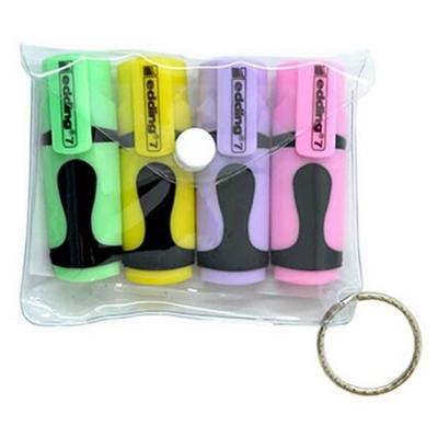 Edding Mini Fosforlu Kalem Set 4'Lü Pastel