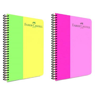 Faber-Castell Bi-Color Pp Sp A4 Defter 80 Kareli