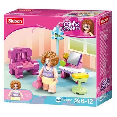 Sluban Girl's Dream B0800c Salon 56 Parça