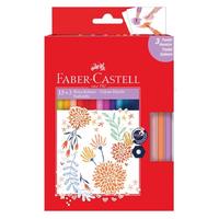 Faber-Castell Kuru Boya 12+3 Renk Karton Kutu Tam Boy Pastel Renk