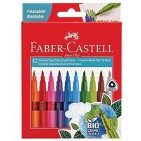 Faber-Castell Comfort Fırça Uçlu Keçeli Boya Kalemi 12 Renk