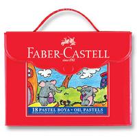 Faber-Castell Pastel Boya 18 Renk Karton Çantalı