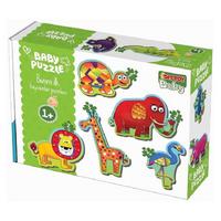 Diy Toy Baby Puzzle Bebekler İçin Puzzle Orman Hayvanları