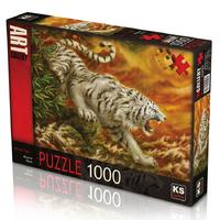 Ks Games 1000 Parça Puzzle 20506 White Tiger