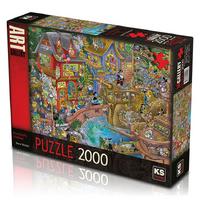 Ks Games 2000 Parça Puzzle 22504 Pontcheffs Harbour