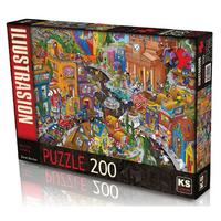 Ilistrasion 200 Parça Puzzle 24005 World In Hurry