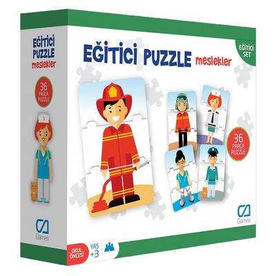 Ca Games Eğitici Puzzle 36 Parça Meslekler