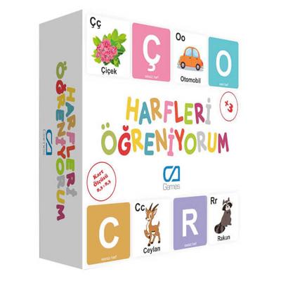 Harfleri Öğreniyorum Eğitici Oyun Kartları