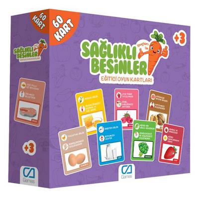 Ca Games Flash Card 5106 Sağlıklı Besinler