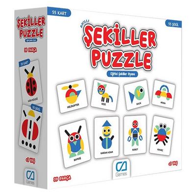 Ca Games Eğitici Oyun Kartları Şekiller Puzzle