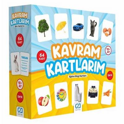 Ca Games Kavram Kartları Eğitici Bilgi Kartları