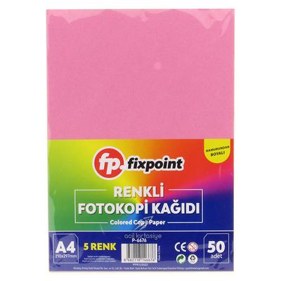Fixpoint Renkli A4 Fotokopi Kağıdı 50 Adet
