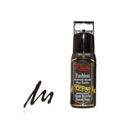 Rich Fashion Boyutlu Boncuk Boya 60Cc Opak Siyah