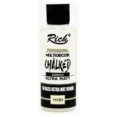 Rich Professional Kokusuz Su Bazlı Ultra Mat Vernik 120Cc Chalked