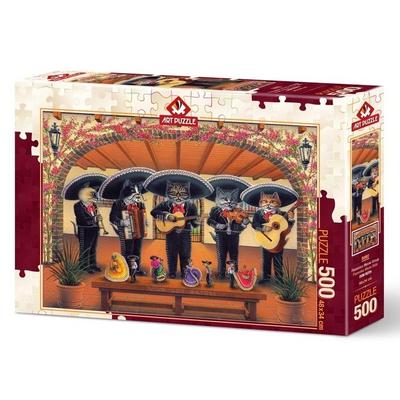 Art Puzzle 500 Parça Yapboz 5082 Flemenko Miyav Ekibi