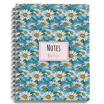 My Mia Art Mıa-001 Sert Kapaklı Spiralli Defter 17X24 192 Sayfa Çizgili Daisy-Big