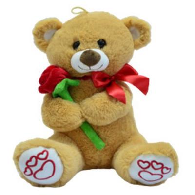 Halley Pl62584 Peluş Gül Tutan Ayı 35Cm
