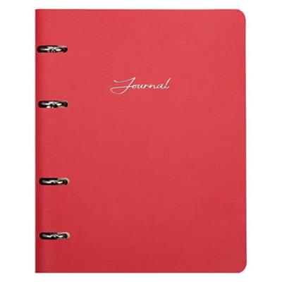 Victoria's Journals 124-1622 Esnek Defter Mekanizmalı 17X22 Çizgili Kırmızı