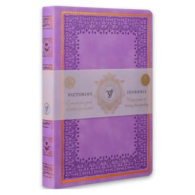 Victoria's Journals Old Book Defter 125-2232 14X20 Çizgili Lavanta