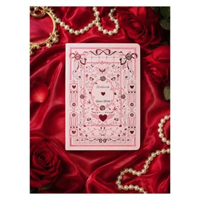 Victoria's Journals Amour Defter 126-2640 15X21 Çizgili Pembe