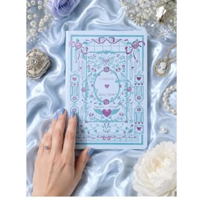 Victoria's Journals Amour Defter 126-2643 15X21 Çizgili Mavi