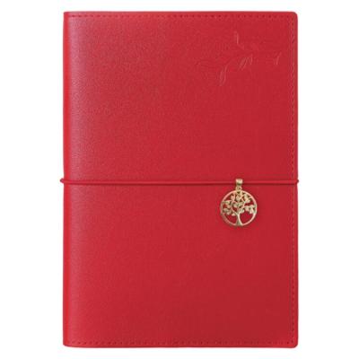 Victoria's Journals 126-2742 Esnek Defter Lastikli 13X18 Çizgili Kırmızı