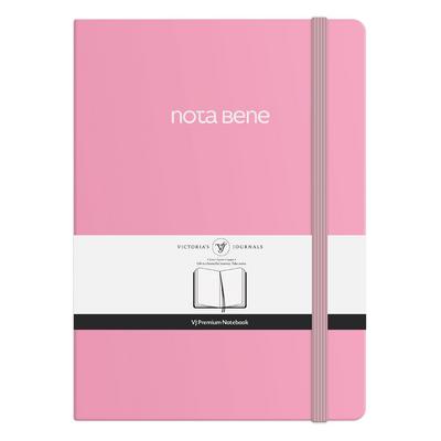 Victoria's Journals Premium Nota Bene 19X25 Defter Çizgili Pembe