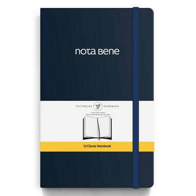 Victoria's Journals Premium Nota Bene 13X21 Defter Çizgili Lacivert
