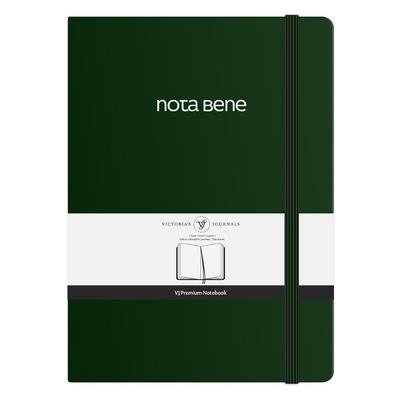Victoria's Journals Premium Nota Bene A4 Defter Çizgili Yeşil