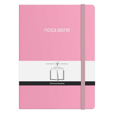 Victoria's Journals Premium Nota Bene A4 Defter Çizgili Pembe