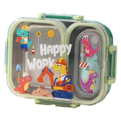 Vagon Life Vgn-7163 Paslanmaz Çelik Beslenme Kabı Lunchbox Yeşil