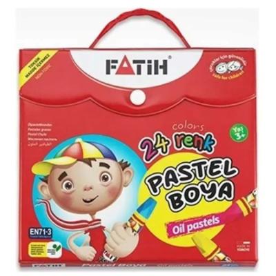 Fatih Pastel Boya Plastik Çantalı 24 Renk