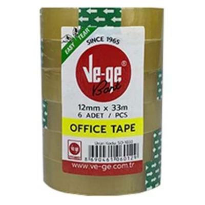 Ve-Ge Ofis Tipi Bant 12Mmx33m Orta Boy 6'Lı Paket