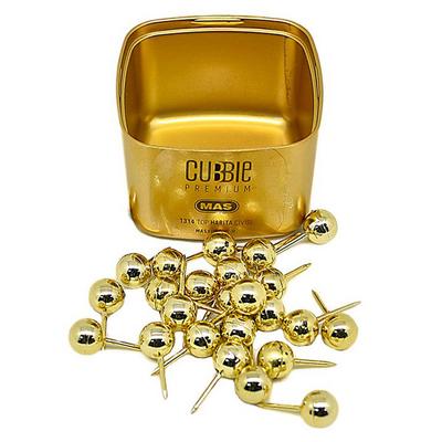 Mas Cubbie Premium 1314 Top Başlı Harita Çivisi Gold
