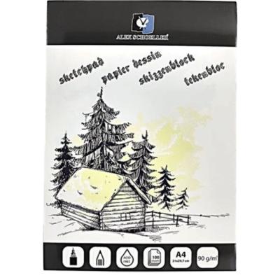 Alex Schoeller Jumbo Eskiz Defteri 90Gr A4 Boy 100 Yaprak