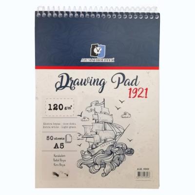 Alex Schoeller Drawing Pad 1921 120Gr A5 Boy 50 Yaprak