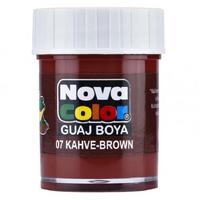 Nova Color Nc-109 Guaj Boya Şişede Kahve