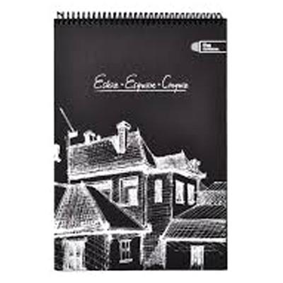 Karatis Art Spiralli Siyah Yapraklı Eskiz Defteri A5 50 Yaprak