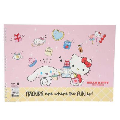 Hello Kitty Spiralli Resim Defteri 25X35cm 15 Yaprak