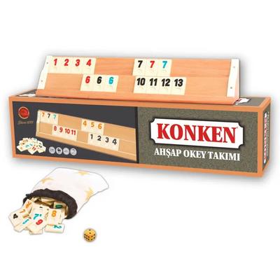 Star Konken Ahşap Okey Takımı