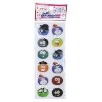 Ticon Sticker Puffy Kabartma Etiket 348851 Pofuduk Canavarlar