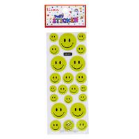 Ticon Sticker Puffy Kabartma Etiket 348862 Gülen Yüz
