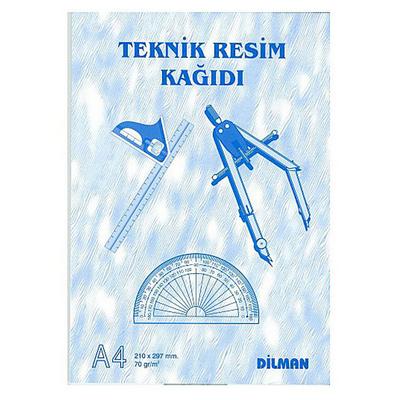 Dilman A4 Teknik Resim Defteri 30 Yaprak
