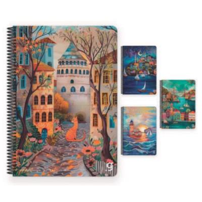 Gıpta Exclusive İstanbul Notes Sert Kapaklı Sp Defter A4 80 Yp Çizgili
