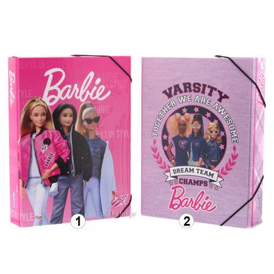 Barbie Lastikli Kutu Klasör 32X23cm